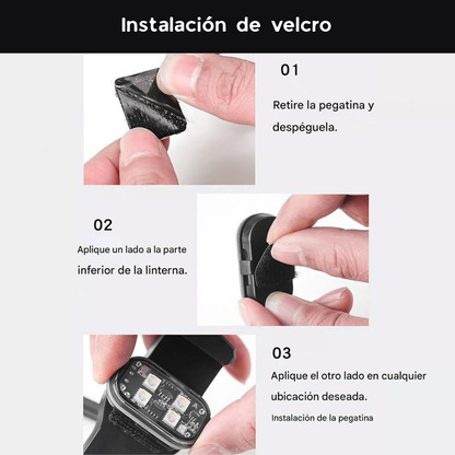 Luces LED de Colores para Coche, Moto y Patinete